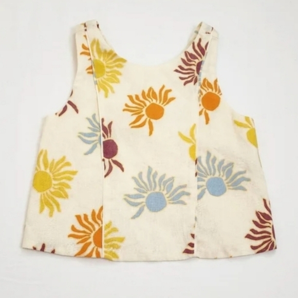 Zara Sleeveless Open Back Blouse - Picture 1 of 5